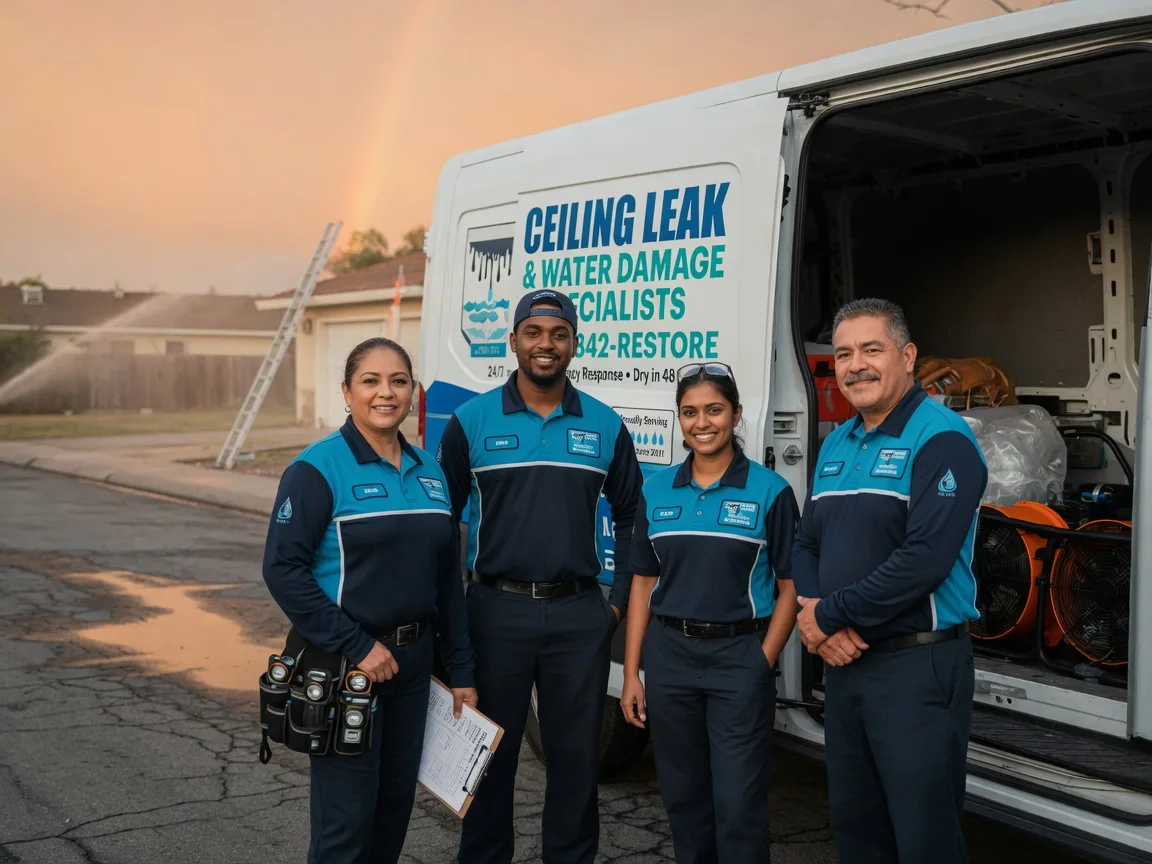 Ceiling Leak Cleanup company in Armbrust, PA